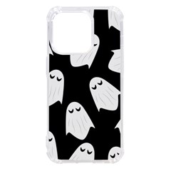 Ghost Halloween Pattern Iphone 14 Pro Tpu Uv Print Case by Amaryn4rt