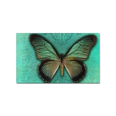 Butterfly Background Vintage Old Grunge Sticker Rectangular (10 Pack) by Amaryn4rt