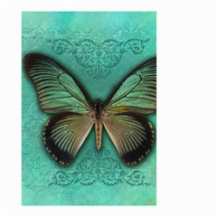 Butterfly Background Vintage Old Grunge Small Garden Flag (two Sides) by Amaryn4rt