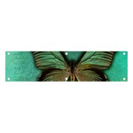 Butterfly Background Vintage Old Grunge Banner and Sign 4  x 1  Front