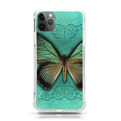 Butterfly Background Vintage Old Grunge Iphone 11 Pro Max 6 5 Inch Tpu Uv Print Case by Amaryn4rt