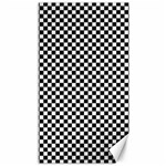 Black And White Checkerboard Background Board Checker Canvas 40  x 72  39.28 x69.23  Canvas - 1