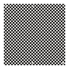 Black And White Checkerboard Background Board Checker Banner And Sign 3  X 3  by Amaryn4rt