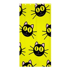 Cats Heads Pattern Design Shower Curtain 36  X 72  (stall)  by Amaryn4rt