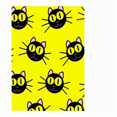 Cats Heads Pattern Design Small Garden Flag (two Sides) by Amaryn4rt