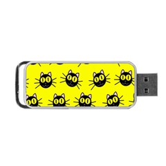 Cats Heads Pattern Design Portable Usb Flash (two Sides) by Amaryn4rt