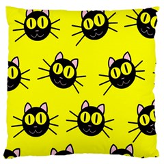 Cats Heads Pattern Design Standard Premium Plush Fleece Cushion Case (two Sides) by Amaryn4rt