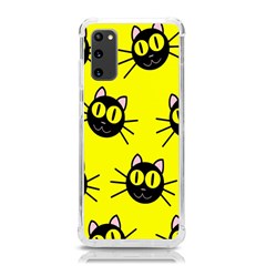 Cats Heads Pattern Design Samsung Galaxy S20 6 2 Inch Tpu Uv Case by Amaryn4rt