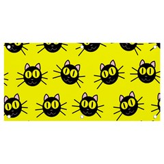 Cats Heads Pattern Design Banner And Sign 4  X 2  by Amaryn4rt