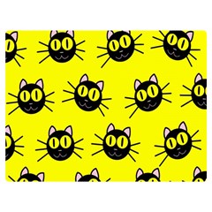 Cats Heads Pattern Design Two Sides Premium Plush Fleece Blanket (extra Small) by Amaryn4rt