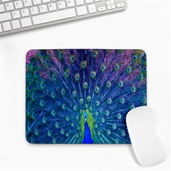 Amazing Peacock Small Mousepad by Simbadda