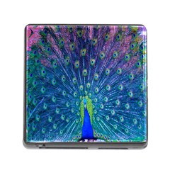 Amazing Peacock Memory Card Reader (square 5 Slot) by Simbadda