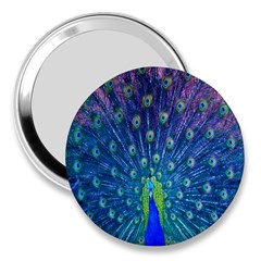 Amazing Peacock 3  Handbag Mirrors by Simbadda