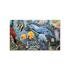 Colorful Aquatic Life Wall Mural Sticker Rectangular (100 Pack) by Simbadda