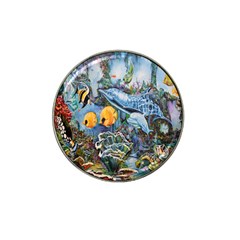 Colorful Aquatic Life Wall Mural Hat Clip Ball Marker (4 Pack) by Simbadda