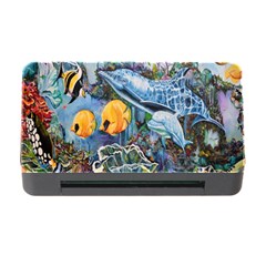 Colorful Aquatic Life Wall Mural Memory Card Reader With Cf by Simbadda