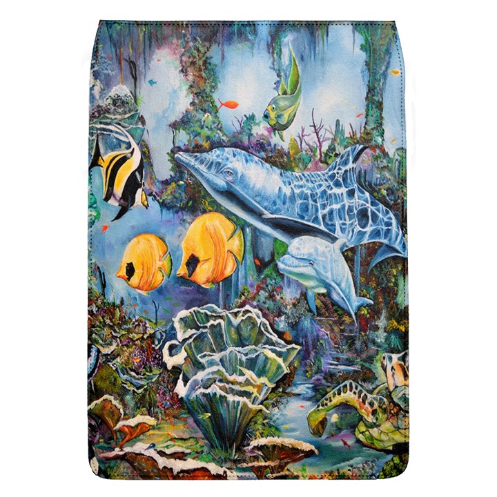 Colorful Aquatic Life Wall Mural Removable Flap Cover (L)