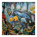 Colorful Aquatic Life Wall Mural Banner and Sign 3  x 3  Front