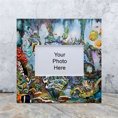 Colorful Aquatic Life Wall Mural White Box Photo Frame 4  X 6  by Simbadda