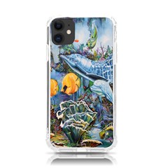 Colorful Aquatic Life Wall Mural Iphone 11 Tpu Uv Print Case by Simbadda