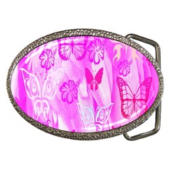 Butterfly Cut Out Pattern Colorful Colors Belt Buckles by Simbadda