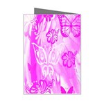 Butterfly Cut Out Pattern Colorful Colors Mini Greeting Card Right