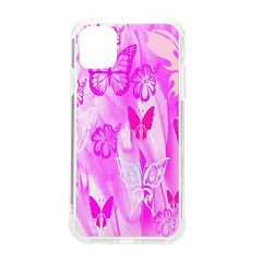 Butterfly Cut Out Pattern Colorful Colors Iphone 11 Tpu Uv Print Case by Simbadda