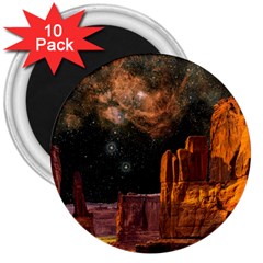 Geology Sand Stone Canyon 3  Magnets (10 Pack)  by Simbadda