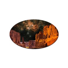 Geology Sand Stone Canyon Sticker Oval (100 Pack) by Simbadda