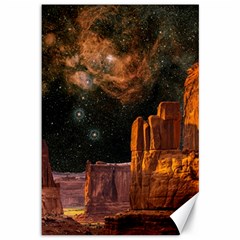 Geology Sand Stone Canyon Canvas 12  X 18  by Simbadda