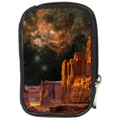 Geology Sand Stone Canyon Compact Camera Leather Case by Simbadda