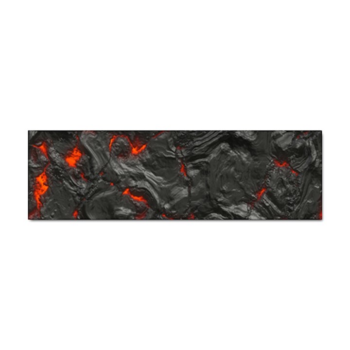 Volcanic Lava Background Effect Sticker (Bumper)