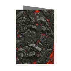 Volcanic Lava Background Effect Mini Greeting Cards (pkg Of 8) by Simbadda