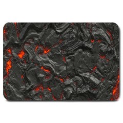 Volcanic Lava Background Effect Large Doormat by Simbadda