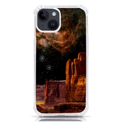 Geology Sand Stone Canyon Iphone 14 Tpu Uv Print Case by Simbadda