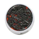 Volcanic Lava Background Effect 4-Port USB Hub (Two Sides) Front