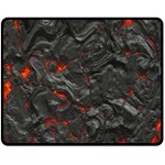 Volcanic Lava Background Effect Fleece Blanket (Medium) 60 x50  Blanket Front