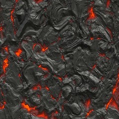 Volcanic Lava Background Effect Play Mat (square) by Simbadda