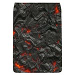 Volcanic Lava Background Effect Removable Flap Cover (L) Front