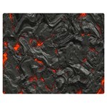 Volcanic Lava Background Effect Two Sides Premium Plush Fleece Blanket (Medium) 60 x50  Blanket Front