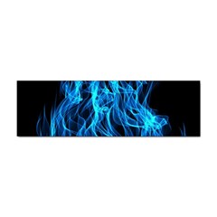 Digitally Created Blue Flames Of Fire Sticker Bumper (10 Pack) by Simbadda