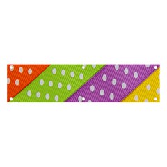 Colorful Easter Ribbon Background Banner And Sign 4  X 1  by Simbadda