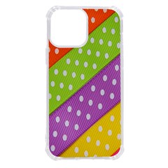 Colorful Easter Ribbon Background Iphone 13 Pro Max Tpu Uv Print Case