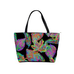 Autumn Pattern Dried Leaves Classic Shoulder Handbag by Simbadda