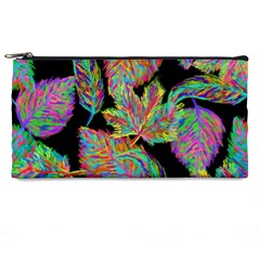 Autumn Pattern Dried Leaves Pencil Case by Simbadda