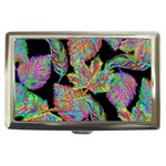 Autumn Pattern Dried Leaves Cigarette Money Case Front