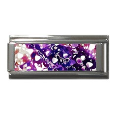 Paint Texture Purple Watercolor Superlink Italian Charm (9mm) by Simbadda