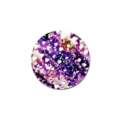 Paint Texture Purple Watercolor Golf Ball Marker by Simbadda