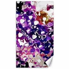 Paint Texture Purple Watercolor Canvas 40  X 72 