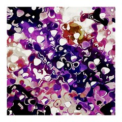 Paint Texture Purple Watercolor Banner And Sign 3  X 3  by Simbadda